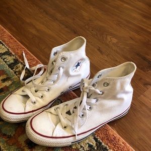 White high top converse